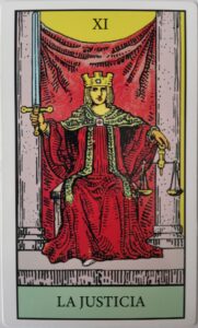 Carta del tarot La Justicia